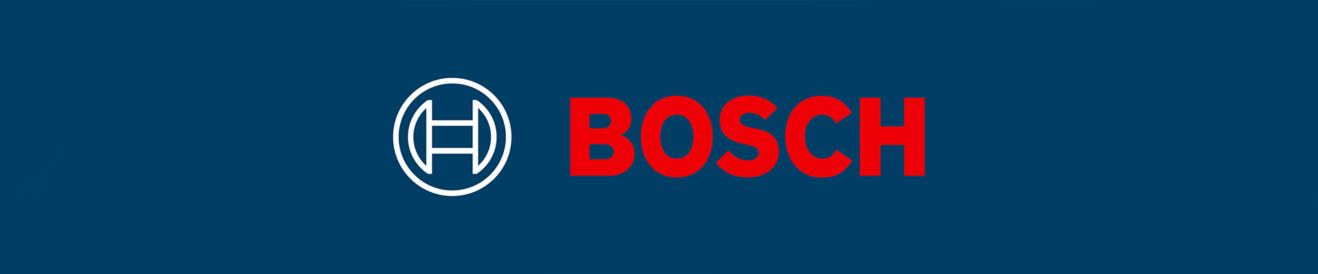 Banner con logo Bosch
